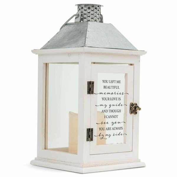 Cottage Garden You Left Me Beautiful Memories Lantern LTN198W